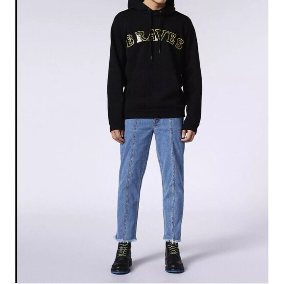 $228 Diesel Men’s Dagh-Sp Regular Straight Jeans 085TD Med Blue Denim Size 33X32 - Picture 12 of 12